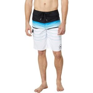 O'Neill Men's 34 White Santa Cruz Solid 2.0 Boardshorts Swim Beach Surf K19-18